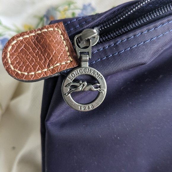 Longchamp Le Pliage type "M" modele Depose medium bilberry purple tote - Picture 6 of 9